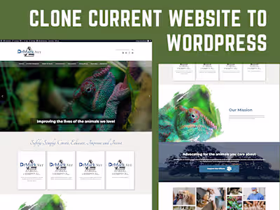 Clone Current Website to WordPress
