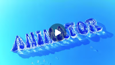Liquid and Water Morphing 3D Animation