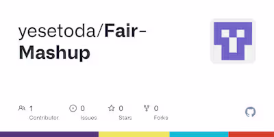 🎉 Fair-Mashup 🎯