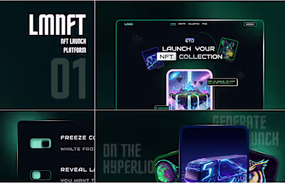 Recently worked on a NFT website design for practice. kept i...