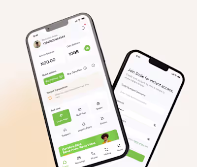 Redesigned the Smile app to