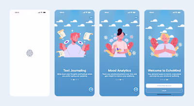 Onboarding flow UI ❤️📷 Kept it simple and clean thought?