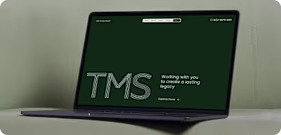 TMS Private Wealth Marketing Site Development