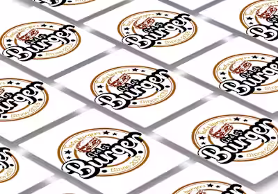 Indulge in Introducing the God of Burger logo :: Behance