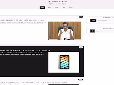 News portal