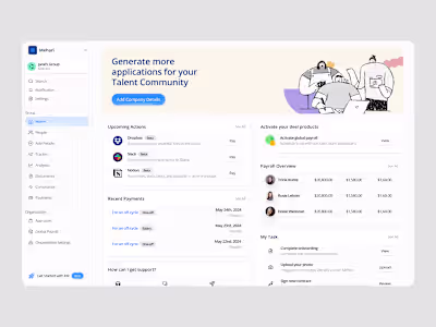 Mehari - HR ⏐ Dashboard
