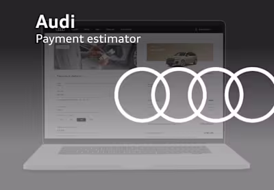 Audi (Payment Estimator- Marketplace)