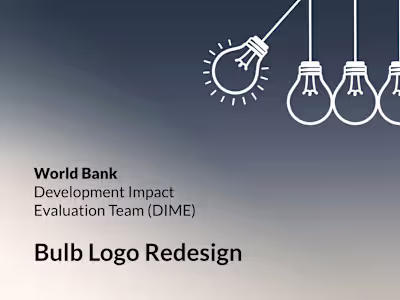 Logo Redesign - DIME Team at World Bank