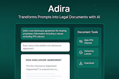 Development of Adira AI for Legal Documentation