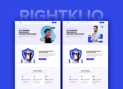 AI Powered Insurance Matching Website: RIGHTKLIQ