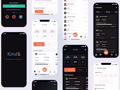 Donation App Design