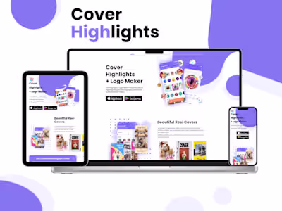Cover Highlights + Logo Maker Design Platform Launch