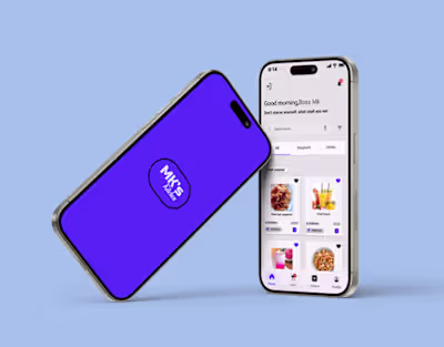Food delivery app (MK's kitchen) 