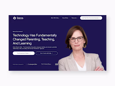 The Screentime Consultant: Expert Website & Advocacy