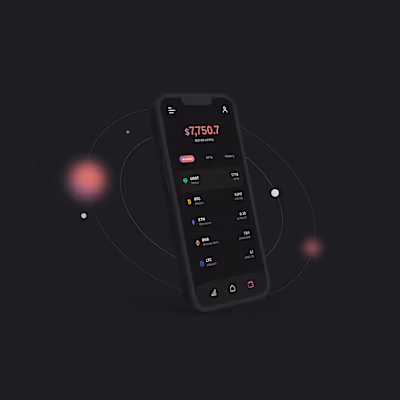 Crypto Portfolio Tracker App Design