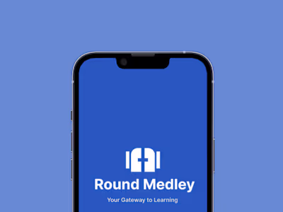 App landing page for Learning Platform 