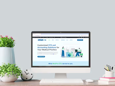 Bringing MedPro CFO Online with a Bold, Human-Centered Website