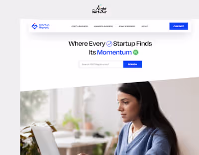 Startup Movers | Landing Page