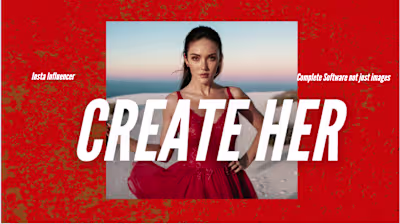 AI Influencer and Image generations