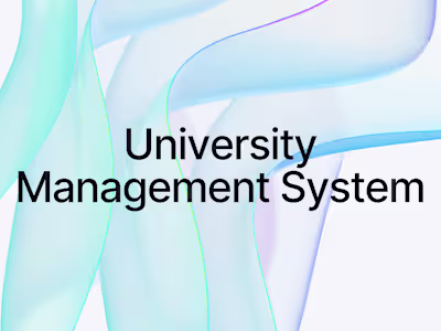 University Management System