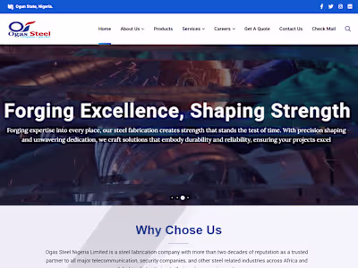 OGA STEEL NIGERIA LTD – Iron fabrication and engineering work