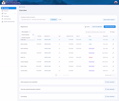 Mira web-application design 