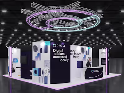 Circle Booth at Singapore Fintech Festival