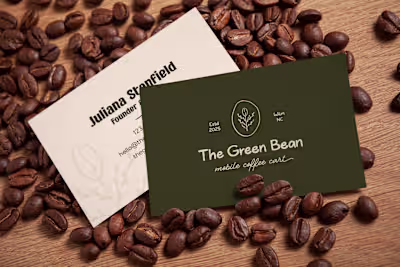 The Green Bean — Mobile Coffee Cart
