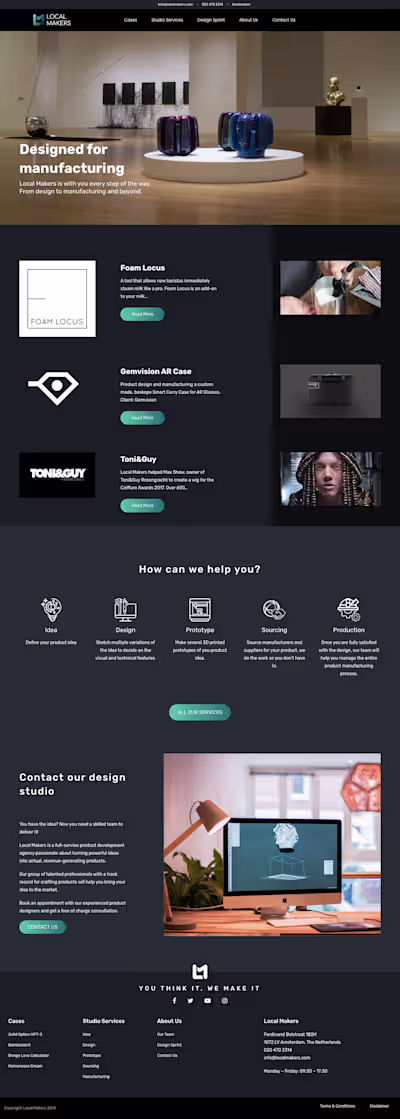 Local Makers Projects is the company which provides services...