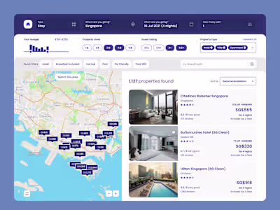 Hotel booking web application