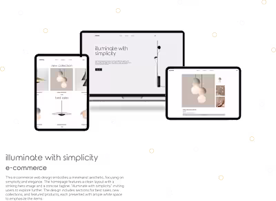 Illuminate with simplicity - e-commerce