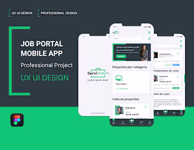 ServiMatch Professional UX UI Design :: Behance