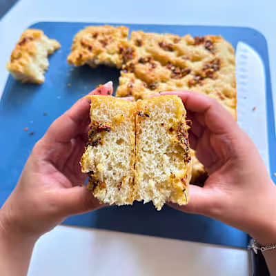 Recipe Blog - No-Knead Focaccia