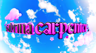 Sabrina Carpenter 3D Intro