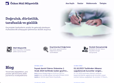 Ozkan Accountancy Landing Site