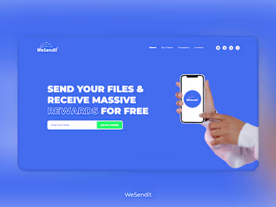 Hero Section UI/UX Design