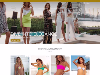 Kinki Swim Shopify Store Redesign