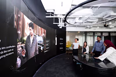 UX design for immersive multi-screen visitor center