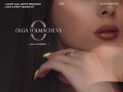 Luxury Nail Artist Branding and Design
