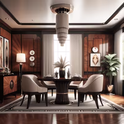 Art Deco - Interior Renderings