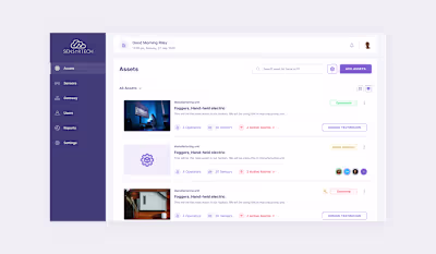 Sensyrtech | SAAS application UX/UI to maximize facility effici…
