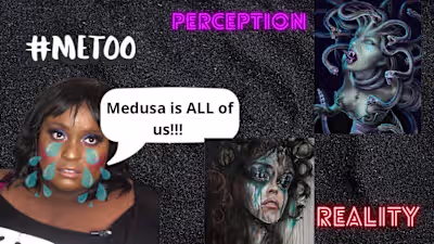 The Misogynist Mistreatment of Medusa #makeupandmythologymonday…