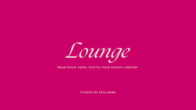 The Academia Edit: A Gen Z Marketing Strategy for Lounge
