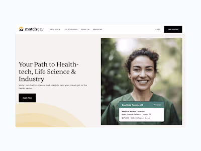 Webflow Development for Healthcare Recruitment Firm