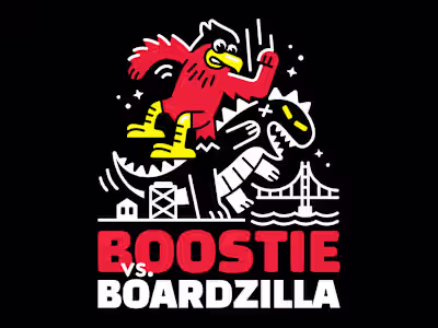 Boostie Swag Kit - Shirt and Stickers