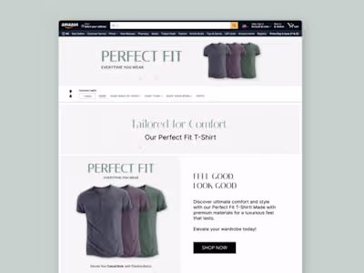 Fashion Crew Amazon Ecommerce Template Pack