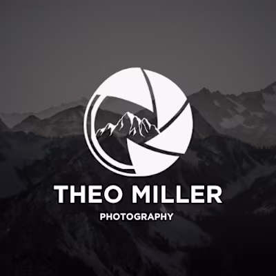 Logo Design: Theo Miller Photography 