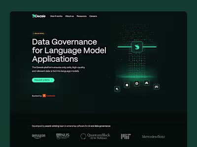 Deasie(YC S23) Website 