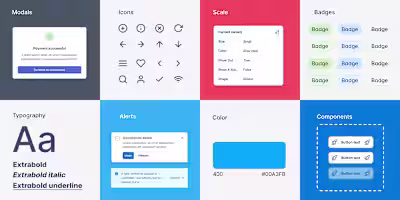 Design system for 500 component design system
