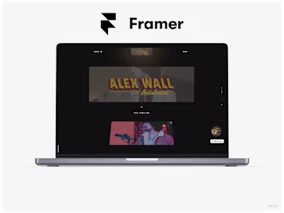 Alex Wall - Rockin' Website 🎸
